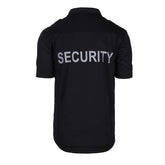 Polo Security Exclusive T-shirt made of 100% polyester, ideal for box training, fitness workouts, and gym equipment needs.
